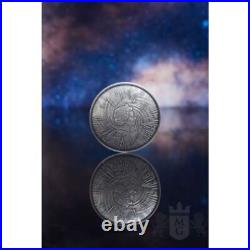 2021 Niue Universe Series Black Hole 2oz Silver Antiqued Coin