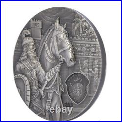 2021 Palau $10 Lost Civilizations Babylon Antiqued 2 oz Silver Coin 555 Made