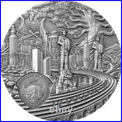 2021 Palau Rites of Passage and Afterlife Vikings 2oz Silver Antique Coin 2021 Palau Rites of Passage and Afterlife Vikings 2oz Silver Antique Coin