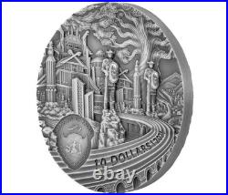 2021 Palau Rites of Passage and Afterlife Vikings 2oz Silver Antique Coin 2021 Palau Rites of Passage and Afterlife Vikings 2oz Silver Antique Coin