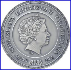 2021 SCARAB BEETLE Scarabeaus 50 gram. 999 silver & Turqoise antiqued coin COA &