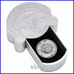 2021 Tuvalu Tears of the Moon 2 oz. 999 Antiqued Silver Coin