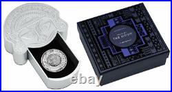 2021 Tuvalu Tears of the Moon 2 oz Silver Antiqued $2 Coin GEM BU PRESALE