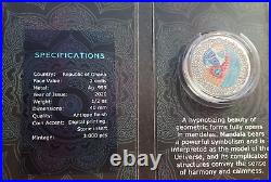 2022 1/2 Oz Silver Mint XXI Niue Mandala Collection PARROT Antique Finish Coin