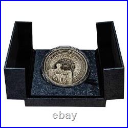 2022 1 kilo Silver Lincoln Memorial Multiple layer High Relief Coin Samoa. 999