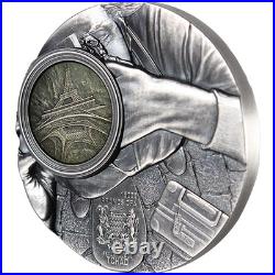 2022 100 Gram Antique Republic of Chad Silver Tina's View Coin (Box, CoA) 2022 100 Gram Antique Republic of Chad Silver Tina's View Coin (Box, CoA)