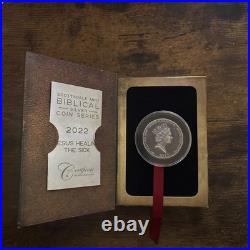 2022 2 oz. 999 Silver Coin Jesus Healing the Sick Biblical Coin Series #A493