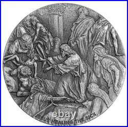2022 2 oz. 999 Silver Coin Jesus Healing the Sick Biblical Coin Series #A493