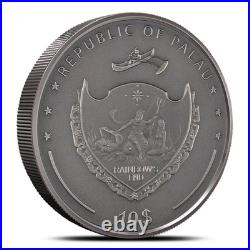 2022 2 oz Antique Colorized Palau Silver Future Coin (Ultra High Relief) 2022 2 oz Antique Colorized Palau Silver Future Coin (Ultra High Relief)