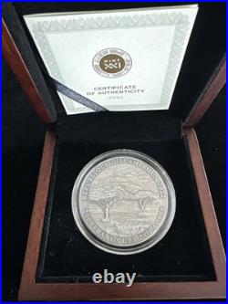 2022 2oz. 999 Silver Cameroon African Buffalo Expressions of Wildlife-500 Minted