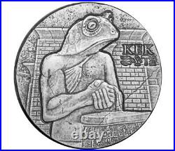 2022 5 oz Kek Egyptian Relic Series Coin. 999 Silver Antique Finish #A543