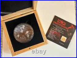 2022 BATMAN Dark Knight High Relief 2 Oz Silver Coin 5$ Niue Mintage 300