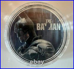 2022 BATMAN Dark Knight High Relief 2 Oz Silver Coin 5$ Niue Mintage 300