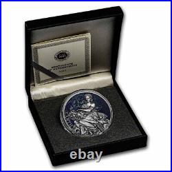 2022 Cameroon 2 oz Antique Silver Planets and Gods Earth SKU#255667