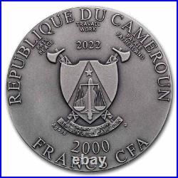 2022 Cameroon 2 oz Silver Antique Maria of Nazareth SKU#270293