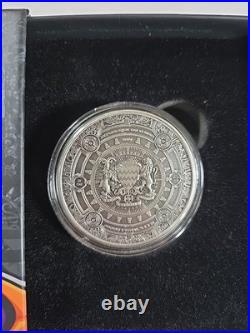2022 Chad. 999 2 oz Silver Mechanized Minotaur Antiqued High Relief Coin withbox