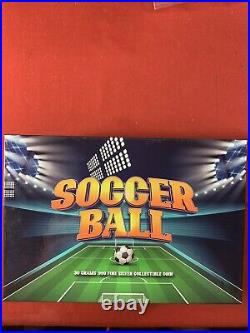 2022 Chad Antiqued Spherical Soccer Ball 30 Gram. 999 Fine Silver Coin COA OGP