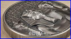 2022 Cook Island Legacy of the Pharaohs 3oz Silver Antique Finish Coin