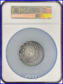 2022 Cook Islands $20 Steampunk- Nautilus 3oz Silver NGC MS70 Antiqued