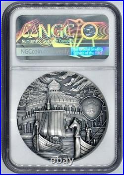 2022 Lost Civilizations Phoenicia & Carthage 2 Oz Silver NGC MS 70 Antiqued UHR