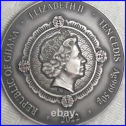 2022 Lunar TIGER & DRAGON Sovereign Coin RARE 888 Coin Mintage 999 Silver