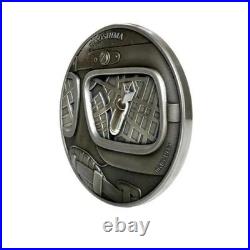 2022 Niue 2 Ounce Silver Human Tragedies Hiroshima Antique Coin