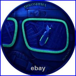 2022 Niue 2 Ounce Silver Human Tragedies Hiroshima Antique Coin