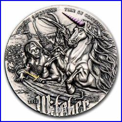 2022 Niue 2 oz Antique Silver The Witcher Time of Contempt SKU#262804