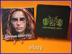 2022 Niue 2 oz Antique Silver Woman Warriors Boudica