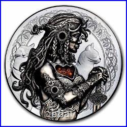 2022 Niue 2 oz Silver Antique Goddesses of Love Freyja SKU#254011