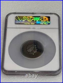 2022 Niue 2 oz Silver Antique Women Isis Wings NGC MS 69 Antiqued RARE