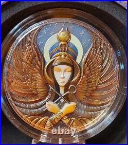 2022 Niue 2 oz Silver Antique Women Isis Wings Only 500 made! Issi 2022 Niue 2 oz Silver Antique Women Isis Wings Only 500 made! Issi