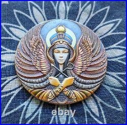 2022 Niue 2 oz Silver Antique Women Isis Wings Only 500 made! Issi