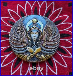 2022 Niue 2 oz Silver Antique Women Isis Wings Only 500 made! Issi