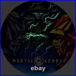 2022 Niue 2 oz Silver High Relief with Fluorescent Print Antiqued Mortal Kombat