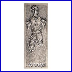 2022 Niue 3 oz. 999 Silver $10 Star Wars Han Solo in Carbonite Antiqued Coin Bar