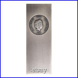 2022 Niue 3 oz. 999 Silver $10 Star Wars Han Solo in Carbonite Antiqued Coin Bar