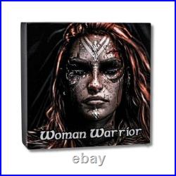2022 Niue Boudica Woman Warrior 2 oz 999 Silver Antique Coin Mintage 500