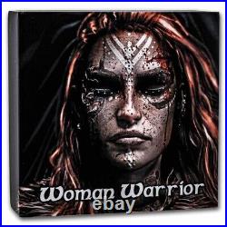 2022 Niue Boudica Woman Warrior 2 oz 999 Silver Antique Coin Mintage 500