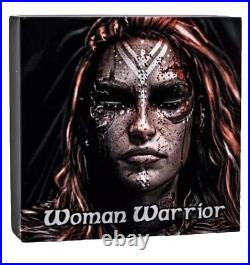 2022 Niue Boudica Woman Warrior 2 oz 999 Silver Antique Coin Mintage 500