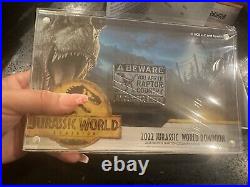 2022 Niue Jurassic World Dominion Raptor Country Sign 2oz Silver Coin