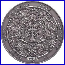 2022 Niue Nuestra Senora de Atocha Our Lady of Atocha 2 oz Silver Antiqued Coin