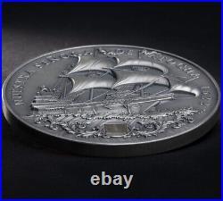 2022 Niue Nuestra Senora de Atocha Our Lady of Atocha 2 oz Silver Antiqued Coin