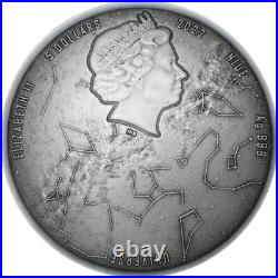 2022 Niue Universe Milky Way 2oz Silver Antiqued Coin