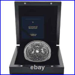 2022 Niue Wild Scenery 2oz Silver Antiqued Coin Lithuanian Mint 500 Mintage