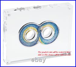 2022 OUROBOROS ANTIQUED 2oz Silver $2 COIN NGC MS70 ER