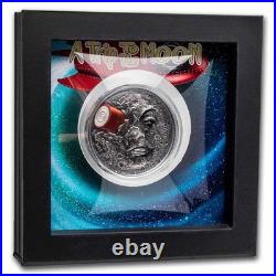 2022 Palau 2 oz Silver Antique Trip to the Moon 120th Anniversary 2022 Palau 2 oz Silver Antique Trip to the Moon 120th Anniversary