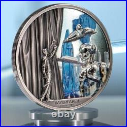 2022 Palau DayDreamer Future Antiqued UHR 2 oz. 999 Silver Proof Coin