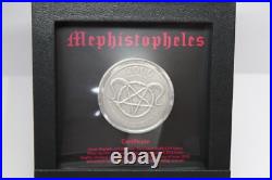 2022 Republic of Cameroon Mephistopheles 2oz Antique Silver Coin OGP 045GRA