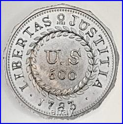 2022 SILVER SMITHSONIAN Limited Ed 2oz 1783 13-SIDED NOVA CONSTELLATION-ANTIQUED